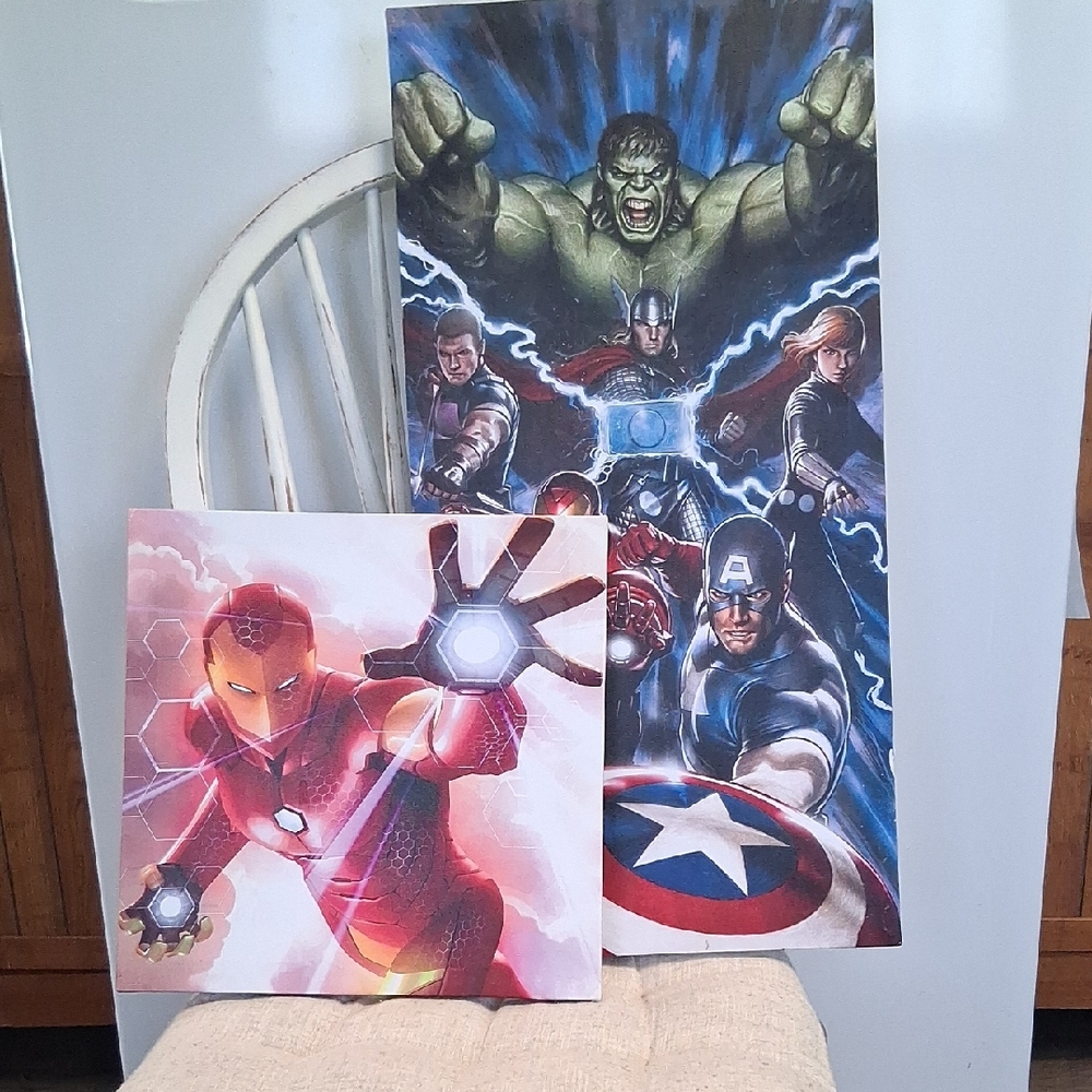 Marvel Art Collection with Red, Blue, and Green/Canvas Pictures